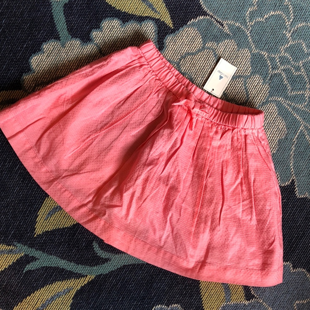NWT baby Gap Girls Pink cotton lined skirt
